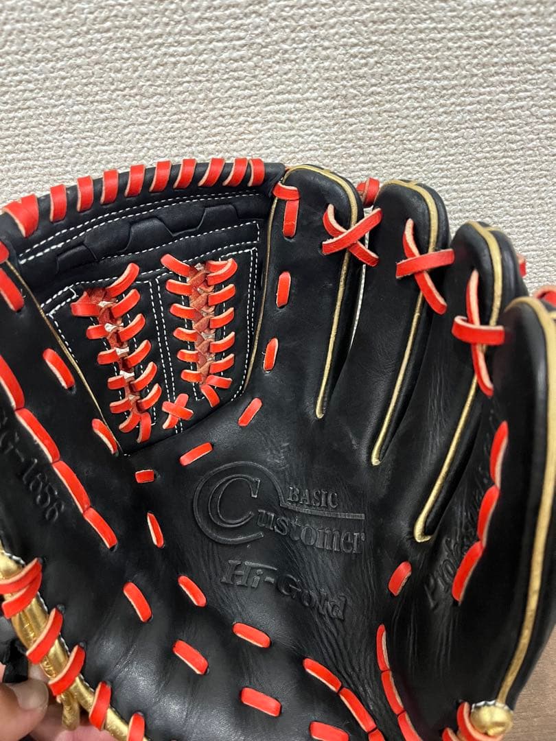 タ*ン様 ハイゴールド　軟式ソフトボール兼用グラブ