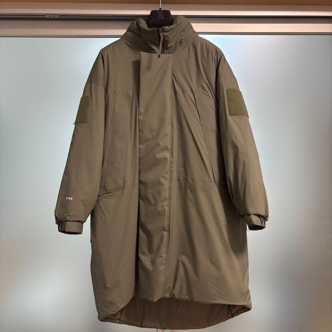 HYKE ハイク　PERTEX PUFF PARKA ロングダウン　3
