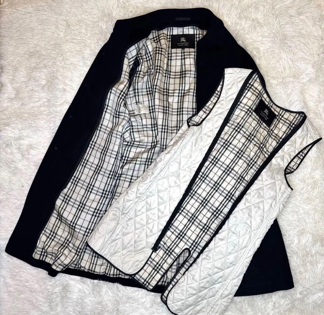 【極美品・クリーニング済】値引可BURBERRY BLACK LABEL コート