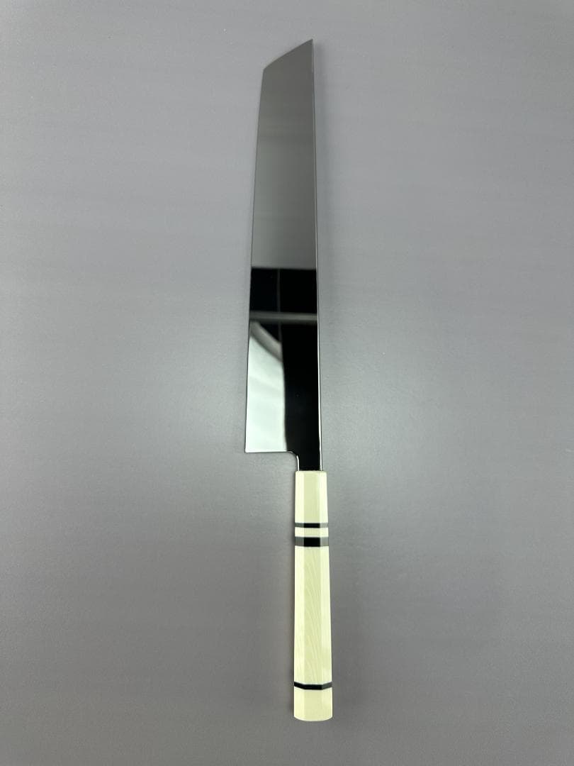 5653 鱧切り 骨切り包丁 尺寸 ウルトラ鏡面仕上げ 刺身包丁 人工象牙八角柄