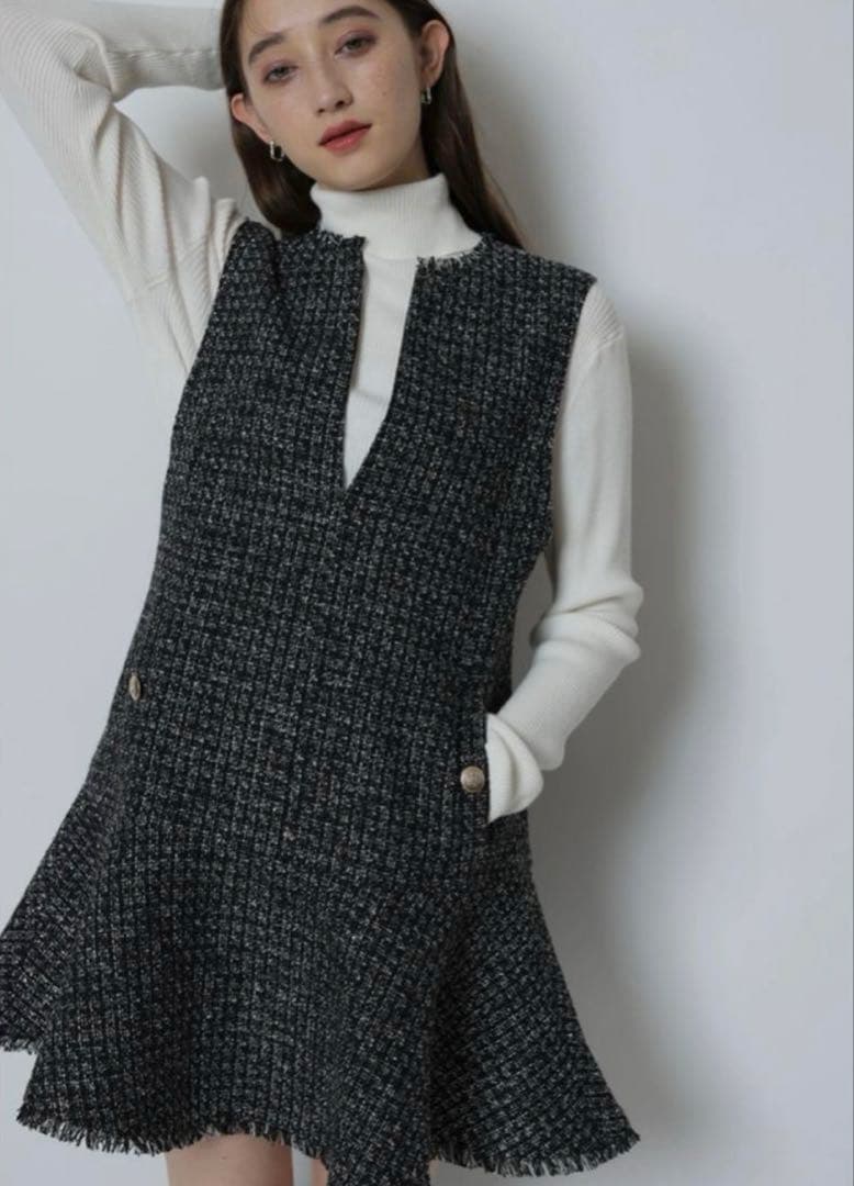 リランドチュール フレアミニジャンスカ（特殊黒）