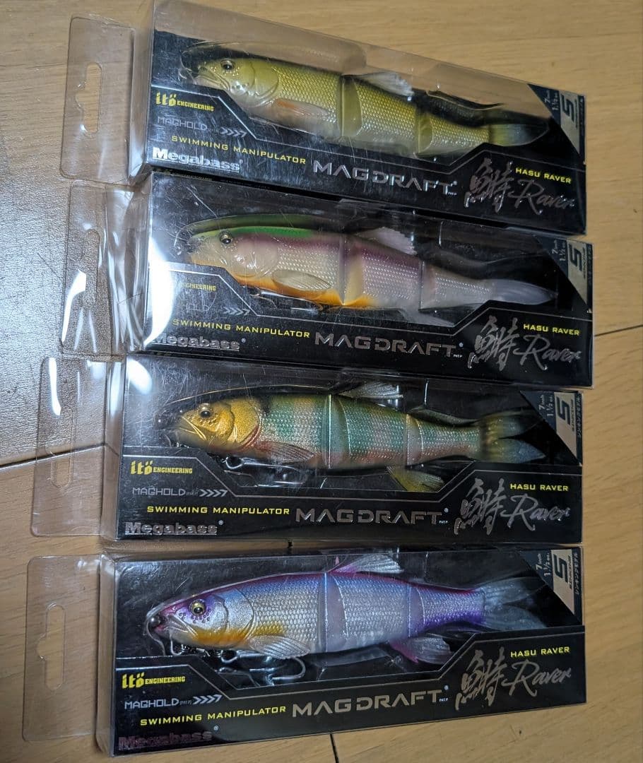 メガバス　ハスレイバー　ライブX 1LBO　新品　5個セット