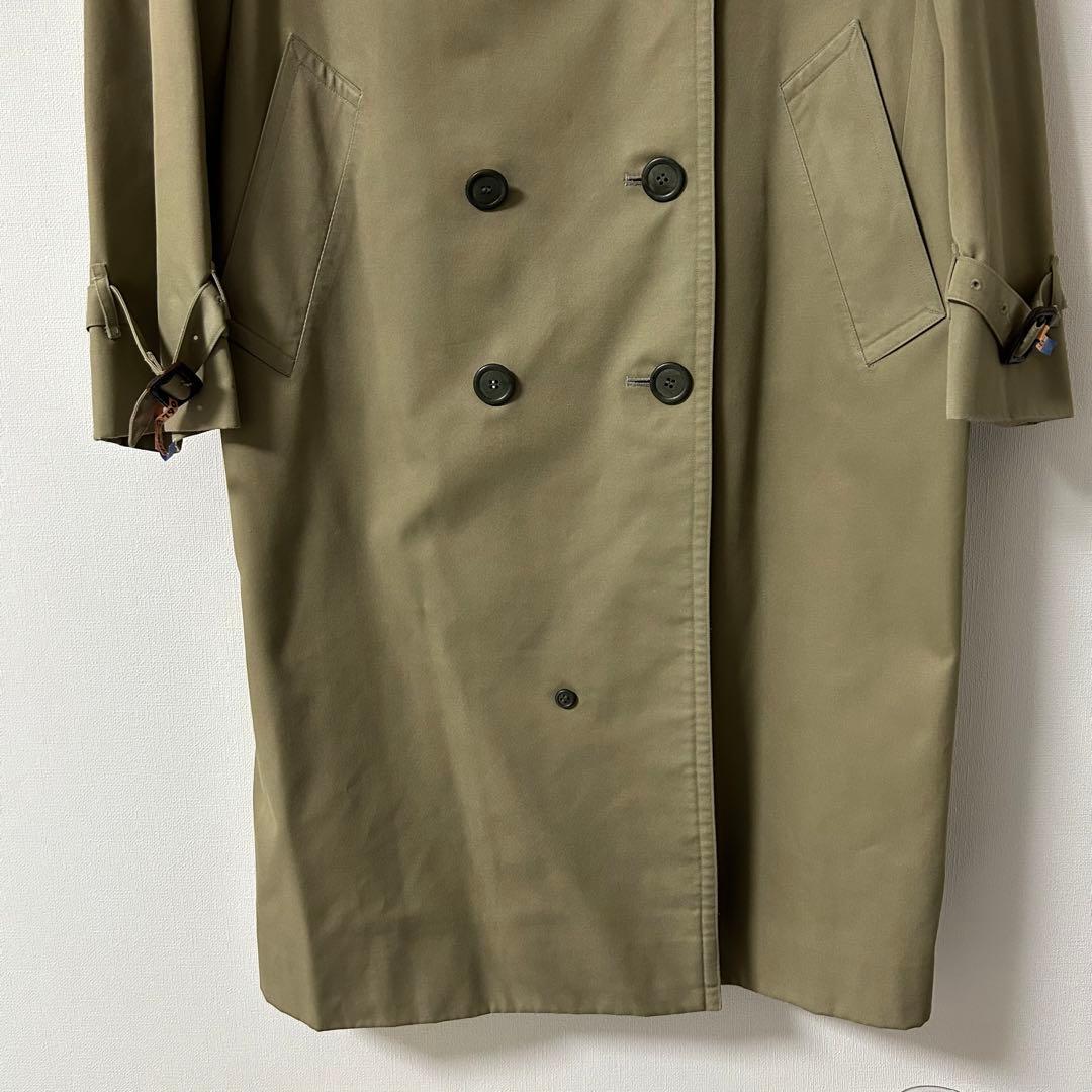 希少　Burberry 70s トレンチコート　カーキ　旧タグ　Lサイズ