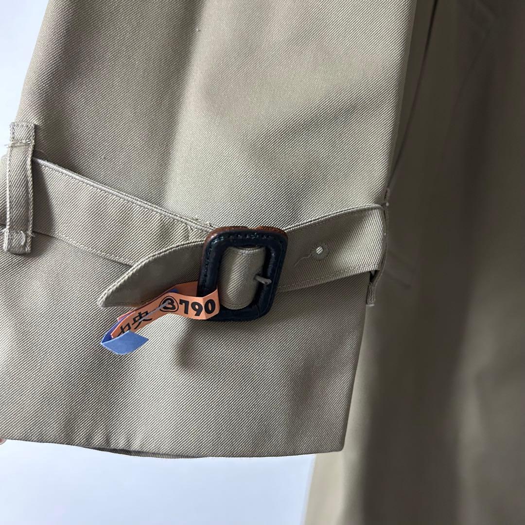 希少　Burberry 70s トレンチコート　カーキ　旧タグ　Lサイズ