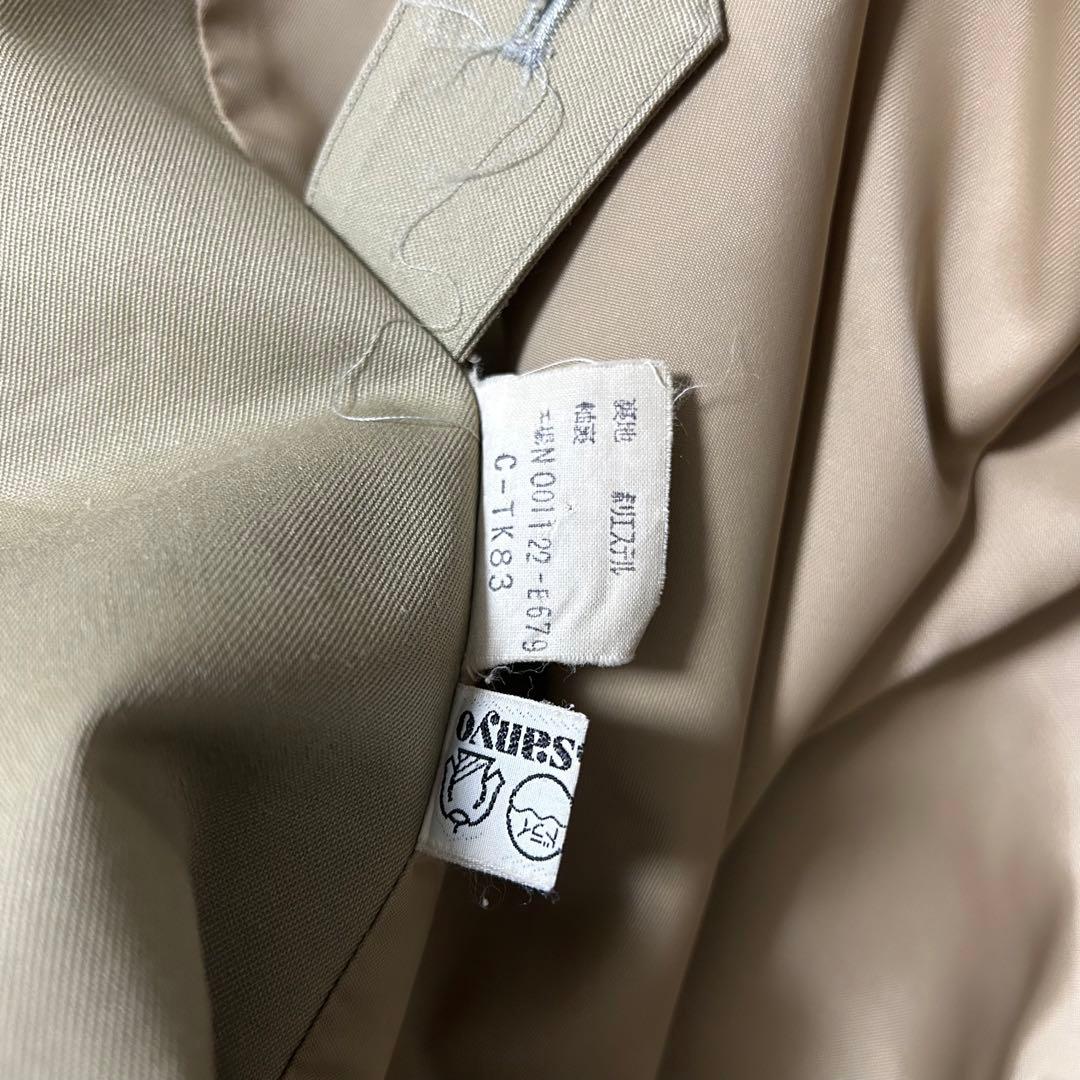 希少　Burberry 70s トレンチコート　カーキ　旧タグ　Lサイズ