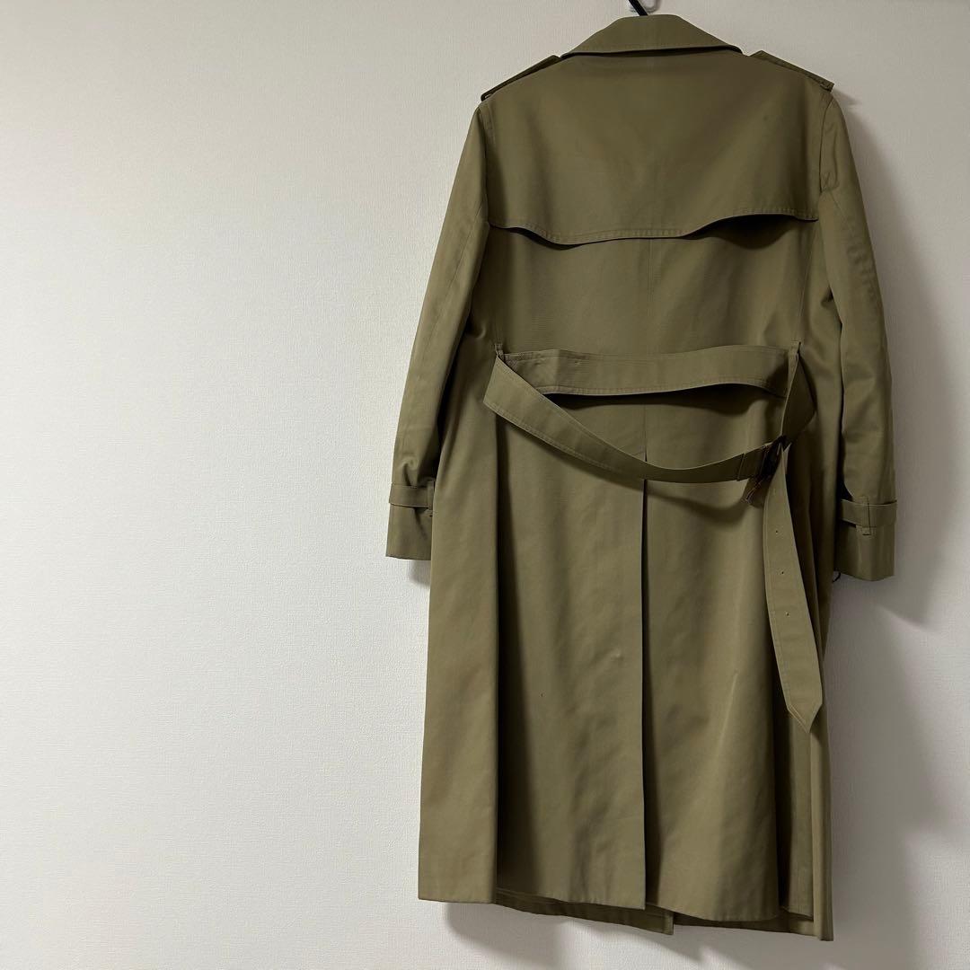 希少　Burberry 70s トレンチコート　カーキ　旧タグ　Lサイズ