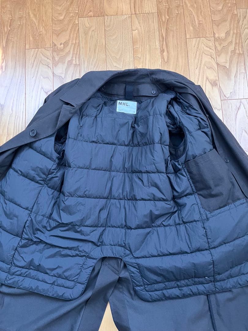 MHL. ステンカラーコート　ブラウン