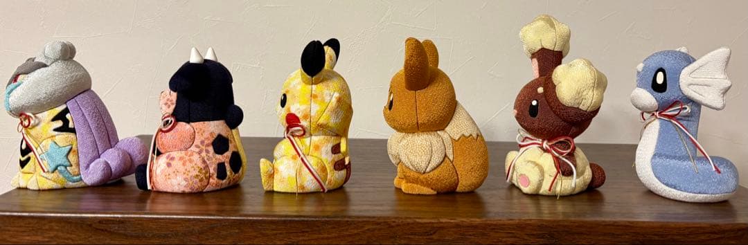 江戸木目込人形 ポケモン ピカチュウ イーブイ ミルタンク ライコウ など