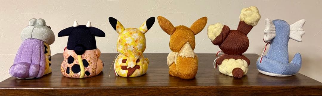江戸木目込人形 ポケモン ピカチュウ イーブイ ミルタンク ライコウ など