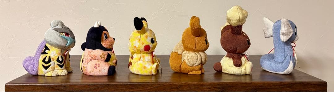 江戸木目込人形 ポケモン ピカチュウ イーブイ ミルタンク ライコウ など
