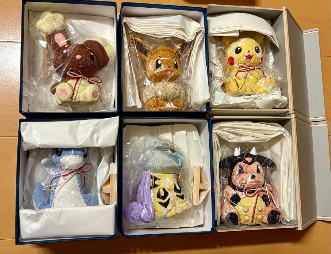 江戸木目込人形 ポケモン ピカチュウ イーブイ ミルタンク ライコウ など