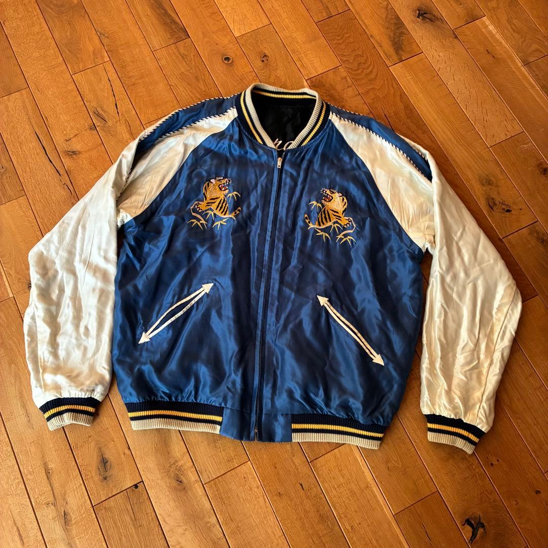 東洋 TOYO スカジャン TT14892 美中古 XXL スーベニアジャケット