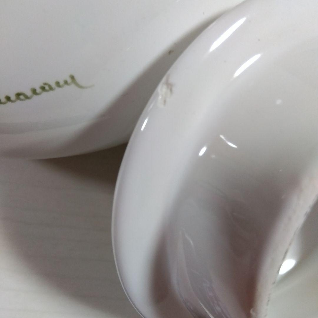 annarosa イタリア花柄陶器保存容器2個　ビンテージとスプーン3本セット