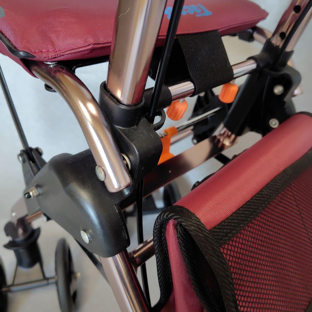 幸和製作所 テイコブナノン 手押車 DXCPS02 ワインレッド