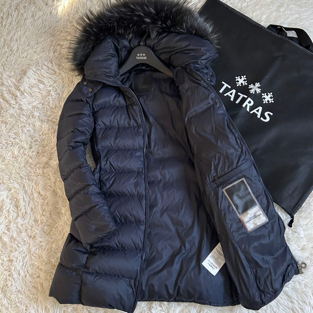 【極美品】22AW タトラス SARMA ダウンコート ネイビー 濃紺 01 S