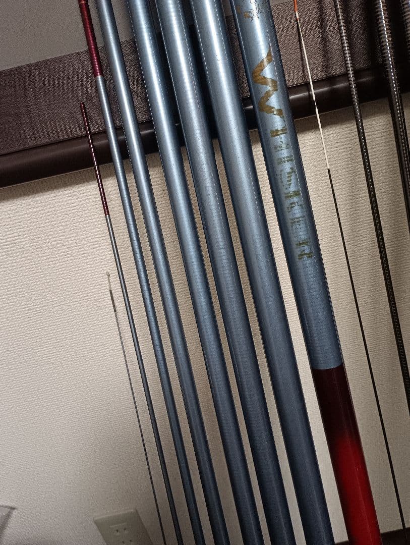 シマノ、リョービ、ダイワ鮎竿