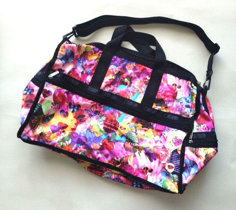 【美品】LeSportsac レスポ✕蜷川実花 ニナデジ ショルダーバッグ 旅行