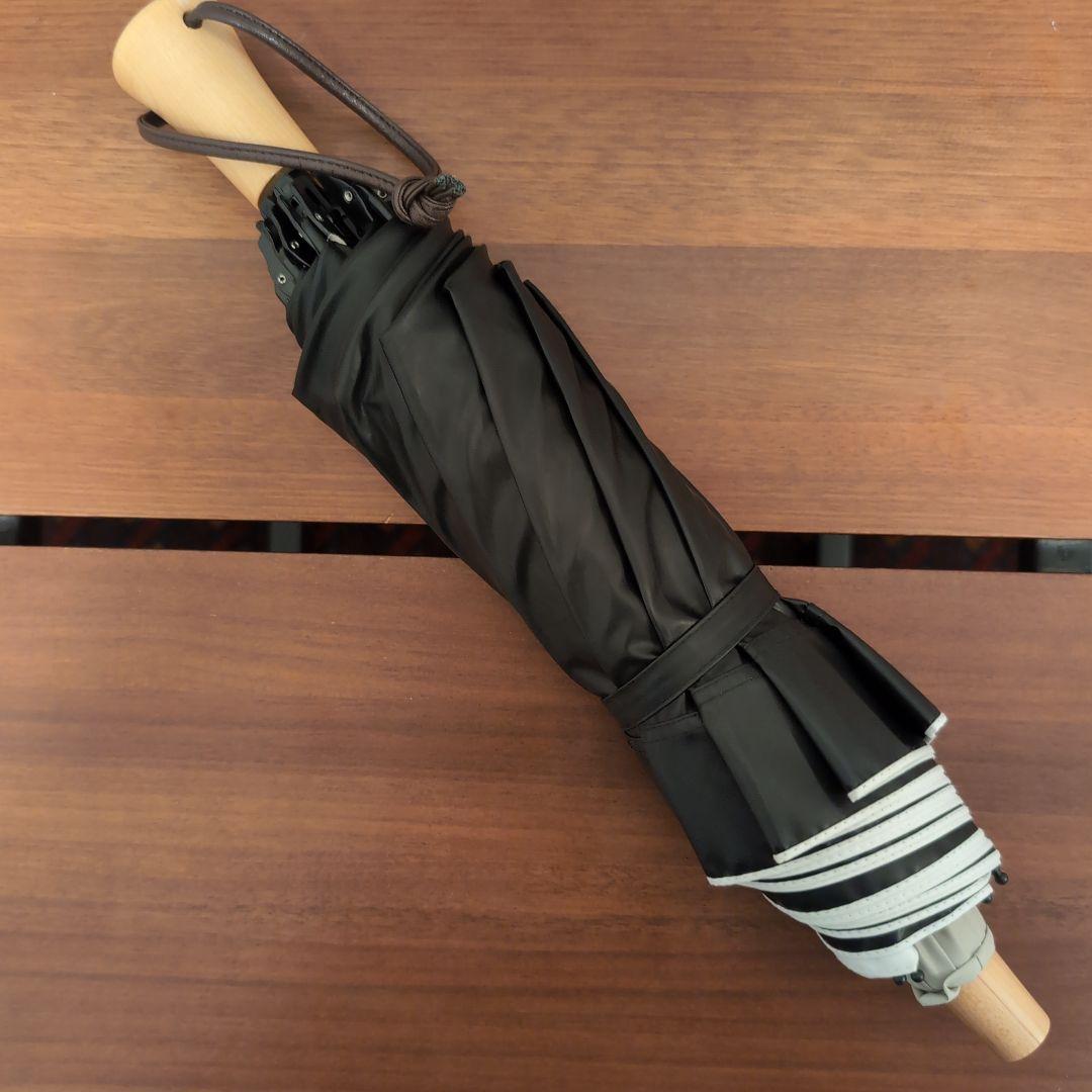 SUN BARRIER 100 アイボリー折りたたみ傘　サンバリア