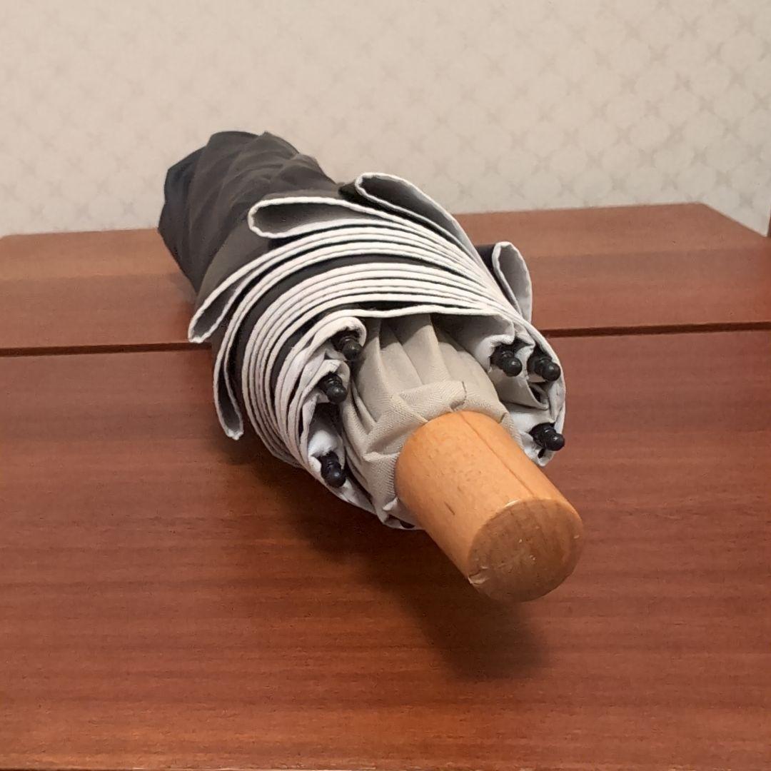 SUN BARRIER 100 アイボリー折りたたみ傘　サンバリア