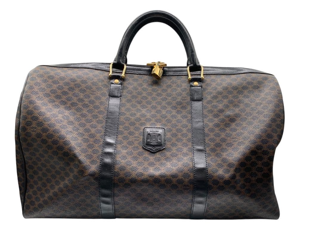 CELINE （セリーヌ）ヴィンテージ マカダム トラベルバッグ