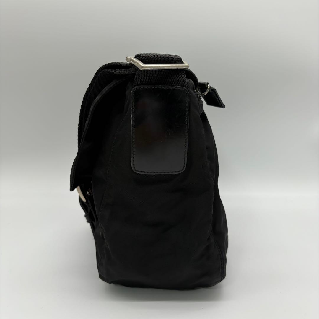 【良品！✨】PRADA プラダ メッセンジャー ショルダーバッグ ブラック