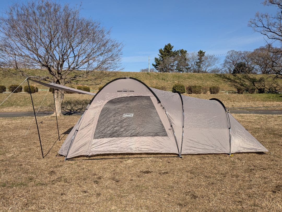 コールマン　ルーミーフロント2ルームテント　グレージュ