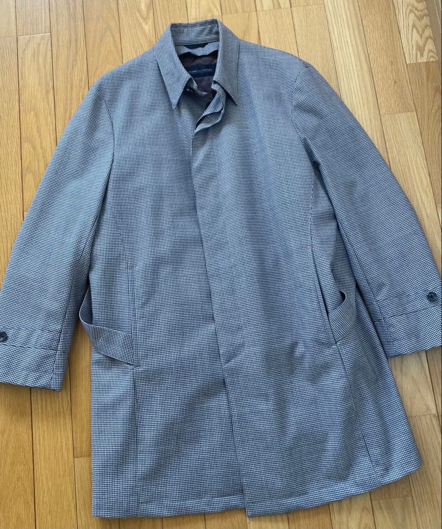 極美品　ダーバン　メンズ　ステンカラーコート　ロングコート　インナー脱着可　Ｍ