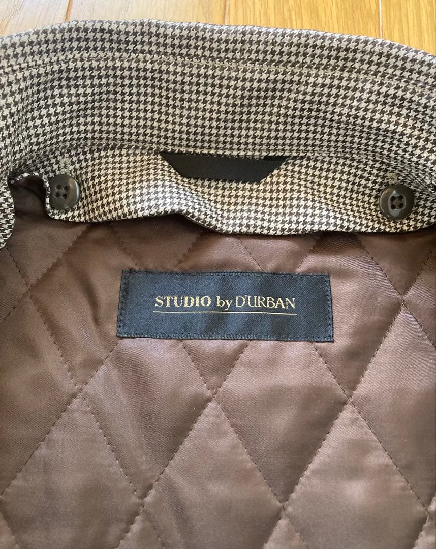 極美品　ダーバン　メンズ　ステンカラーコート　ロングコート　インナー脱着可　Ｍ