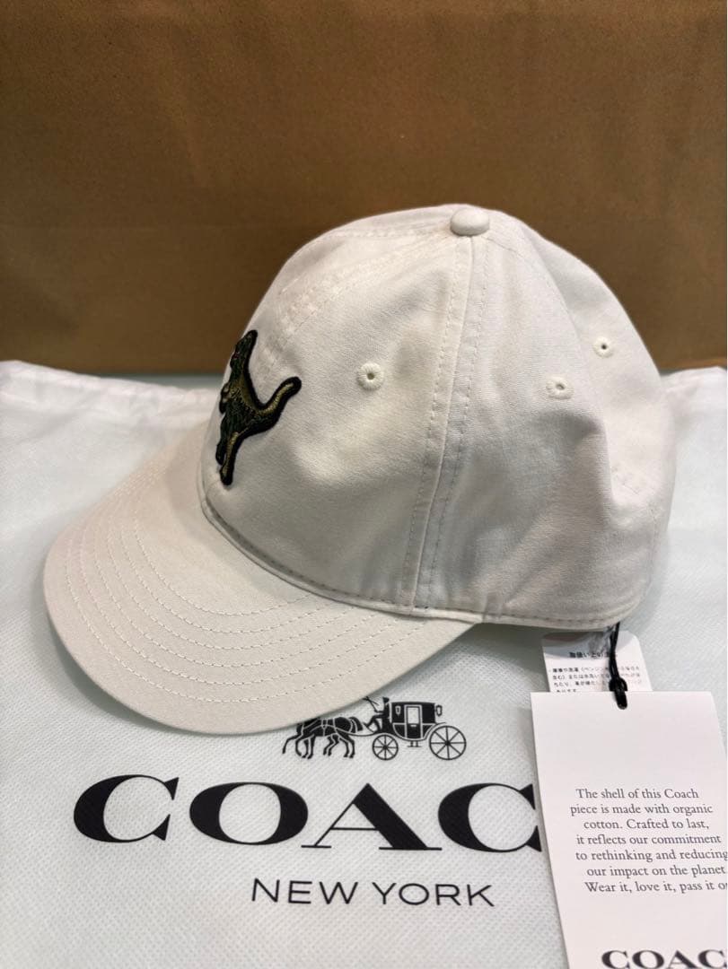 【新品本物】COACHコーチレキシーベースボールキャップシグネチャー帽子キャップ