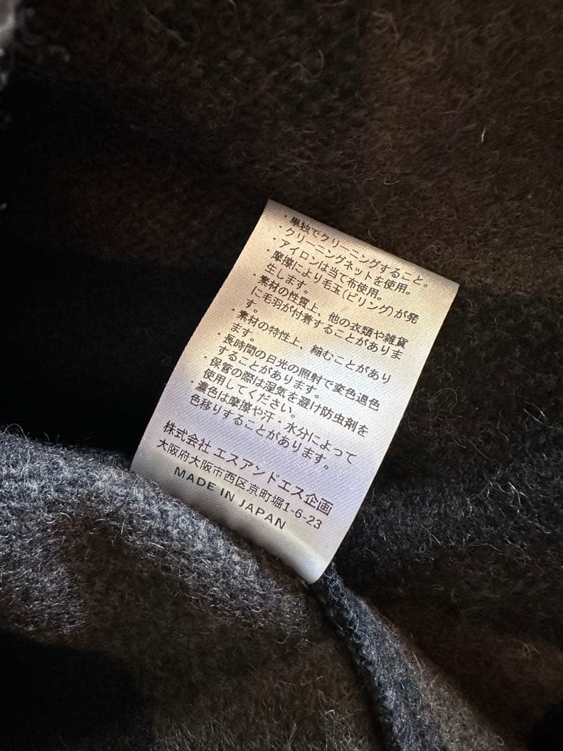 ジャケット・アウター KAJA WOOL BUFFALO CHECK CPO JACKET