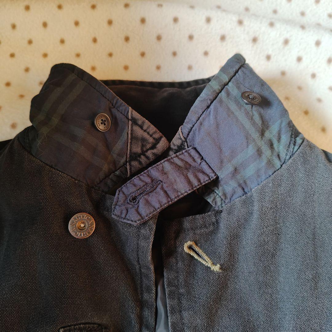 NAUTICA 中綿クラッシュド ダックブルゾン