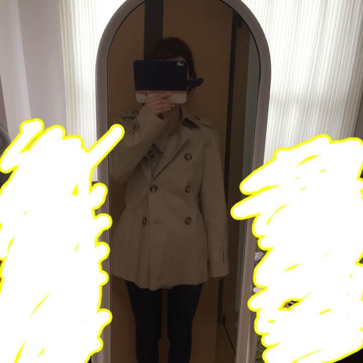 coach ショート トレンチコート 未使用 着画あり
