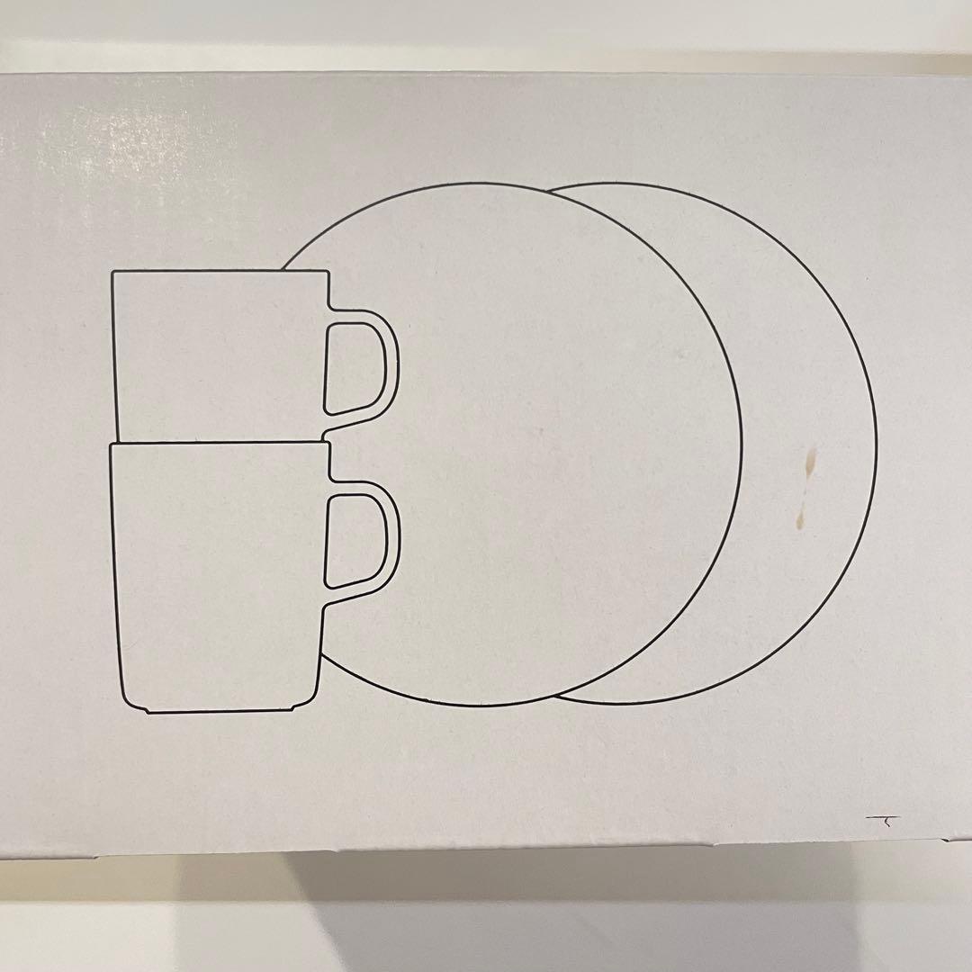 marimekko マリメッコ　モノトーンプレート×マグカップ×ラテマグセット