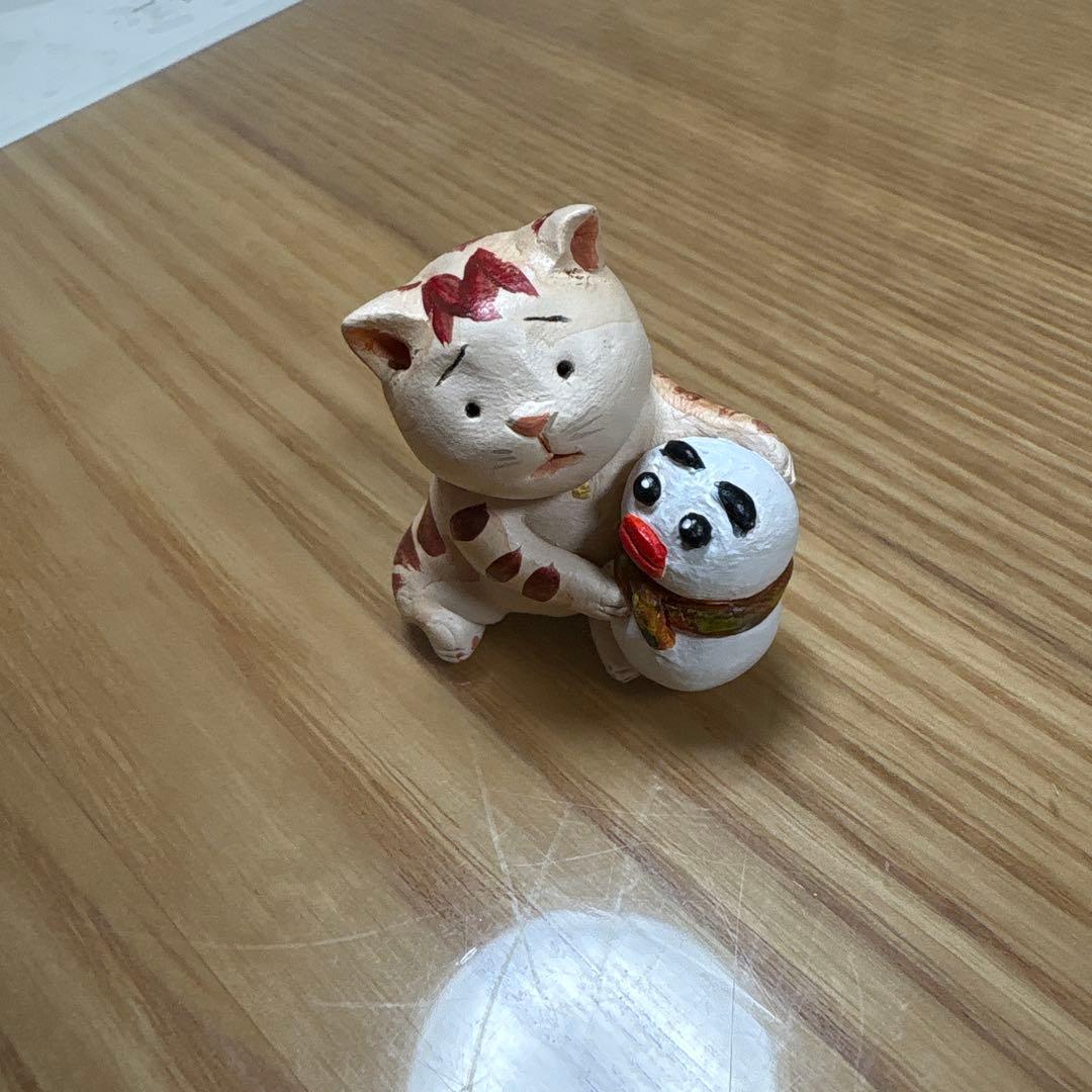 作家　もりわじん　１点もの招き猫