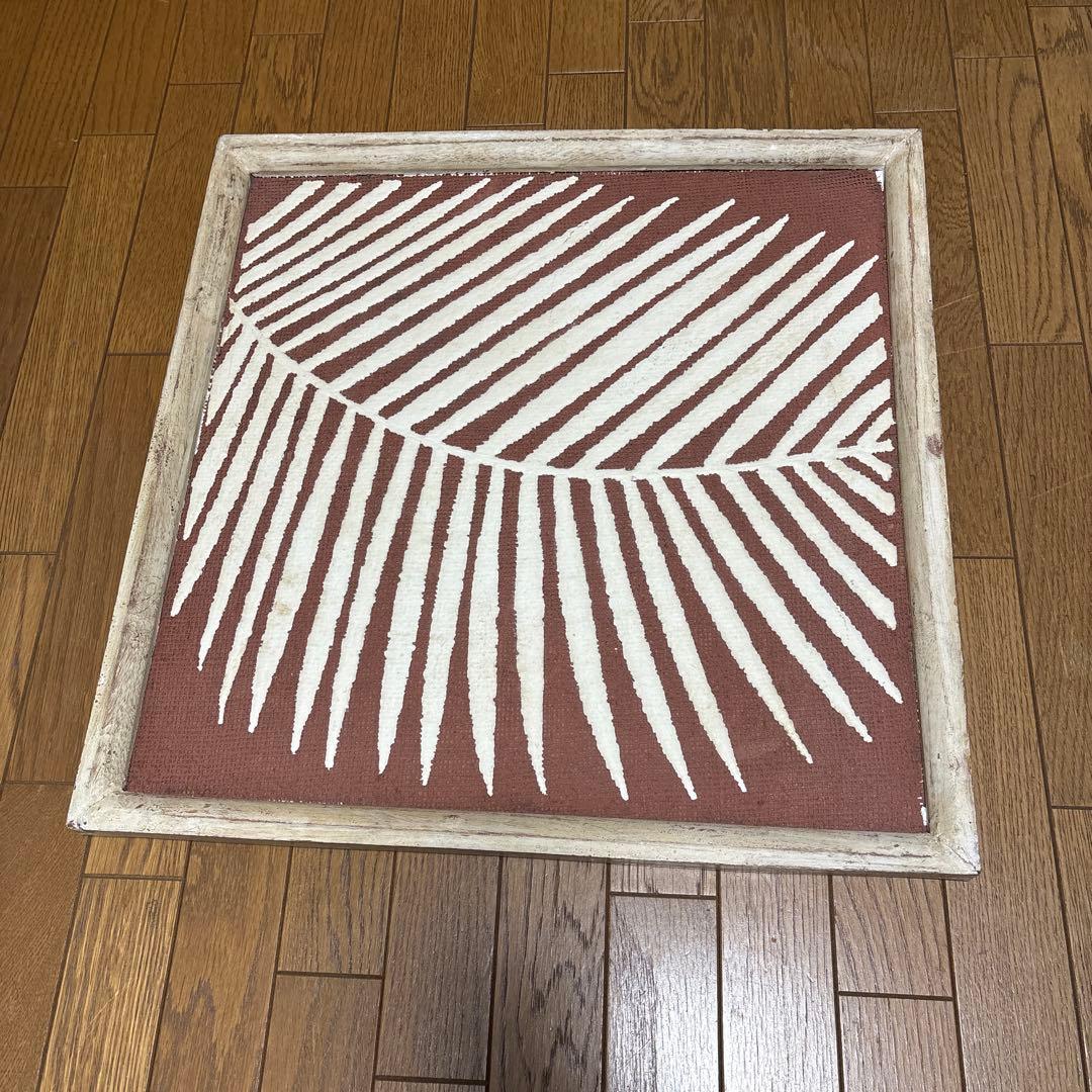 マンゴーウッド　リーフアート