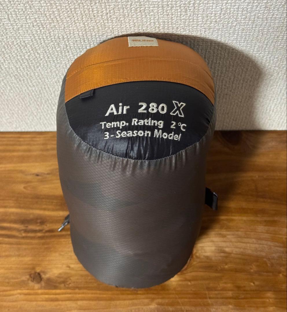 ISKA AIR 280X イスカ シュラフ 収納袋付き