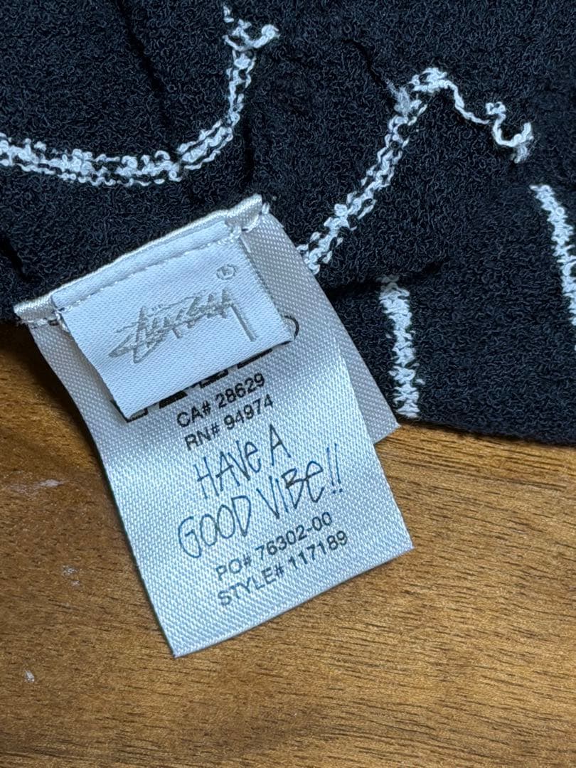 STUSSY Light Weight Ls Zip Polo Mサイズ