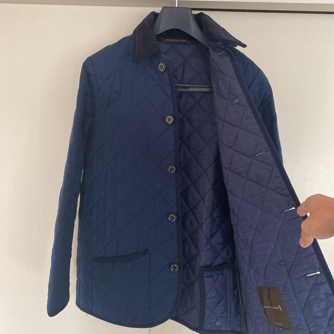 マッキントッシュ　mackintosh　キルティング　ジャケット　ブルー　美品