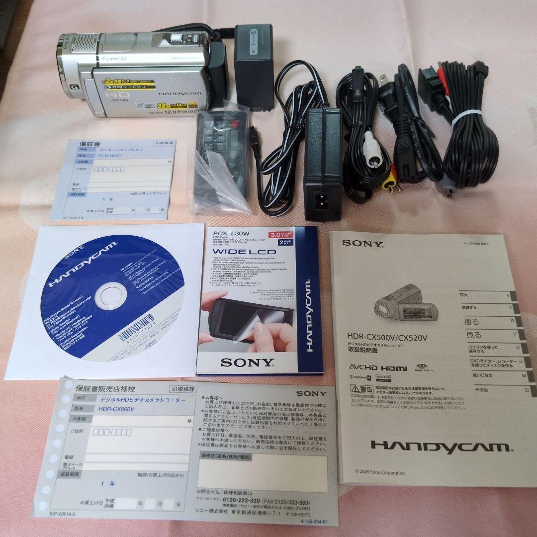 SONY HDR-CX500V ビデオカメラ