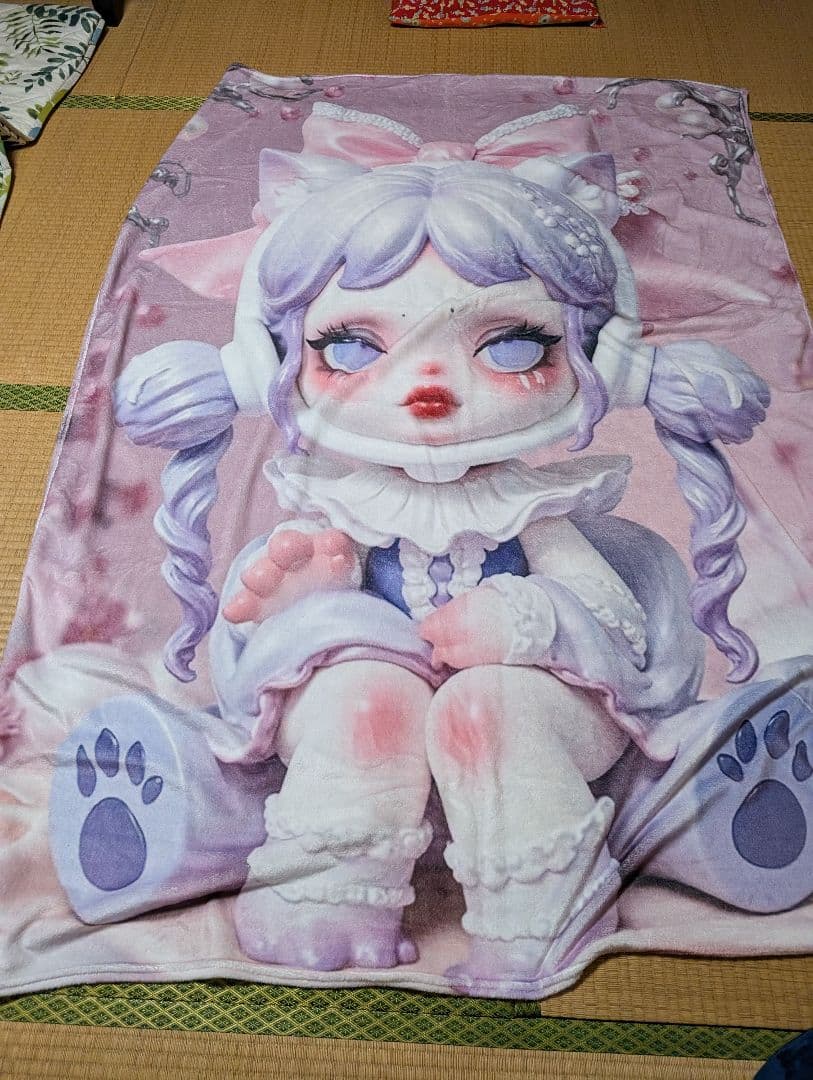 スカルパンダ毛布