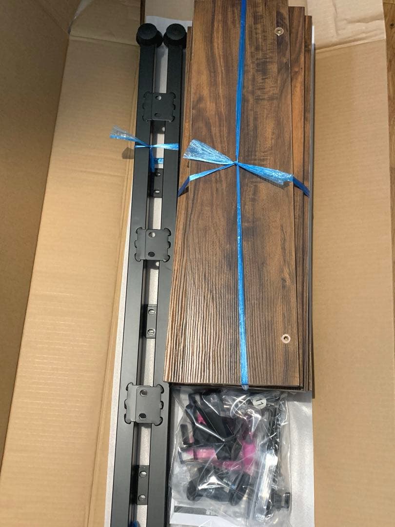 【3/18まで】Hang 突っ張り式ウォールラック60cm ブラウン【限定価格】