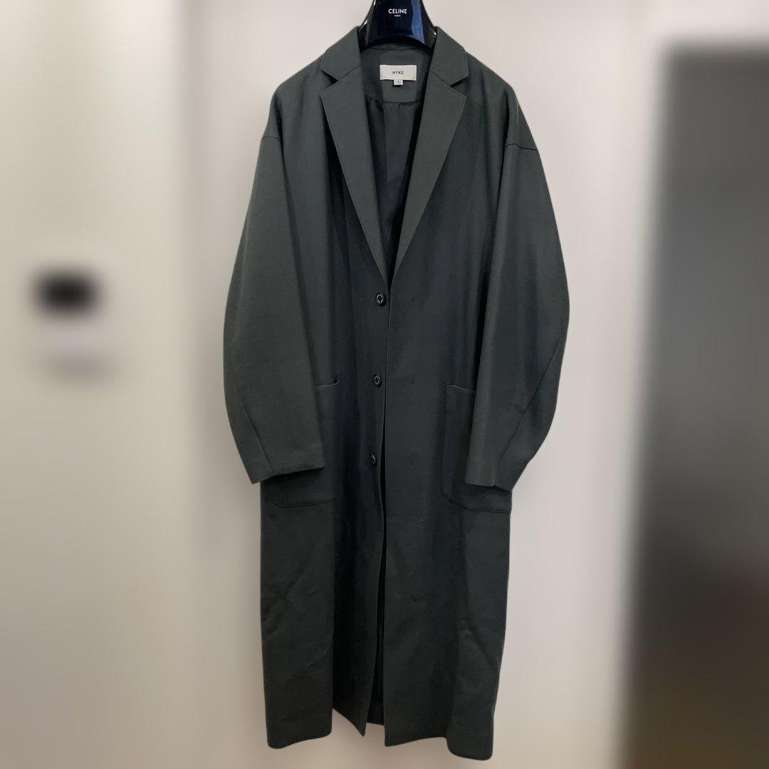 HYKE WOOL SHOP COATウールショップコート　23aw ハイク