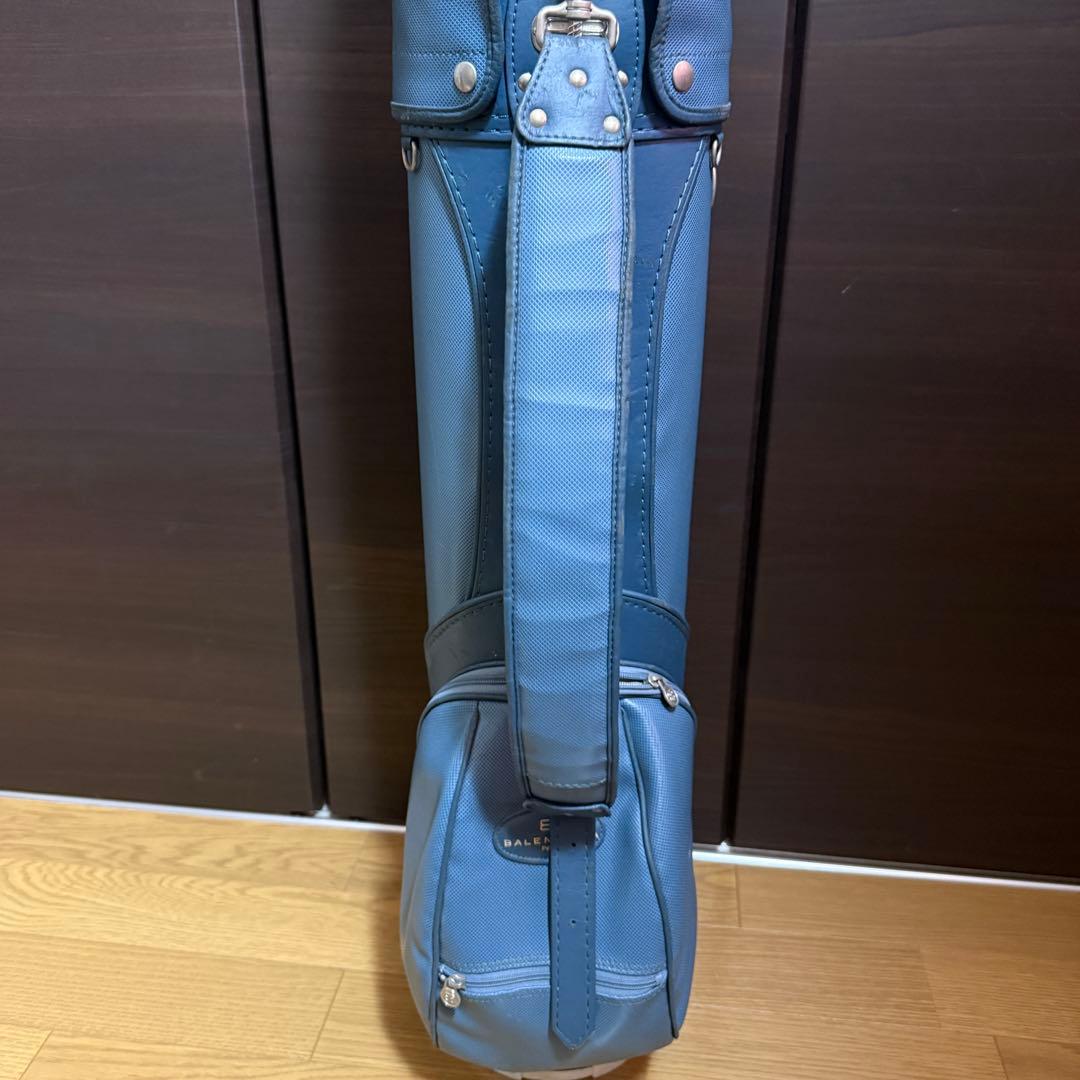 BALENCIAGA ゴルフバッグ キャディバッグ PUレザー ブルー