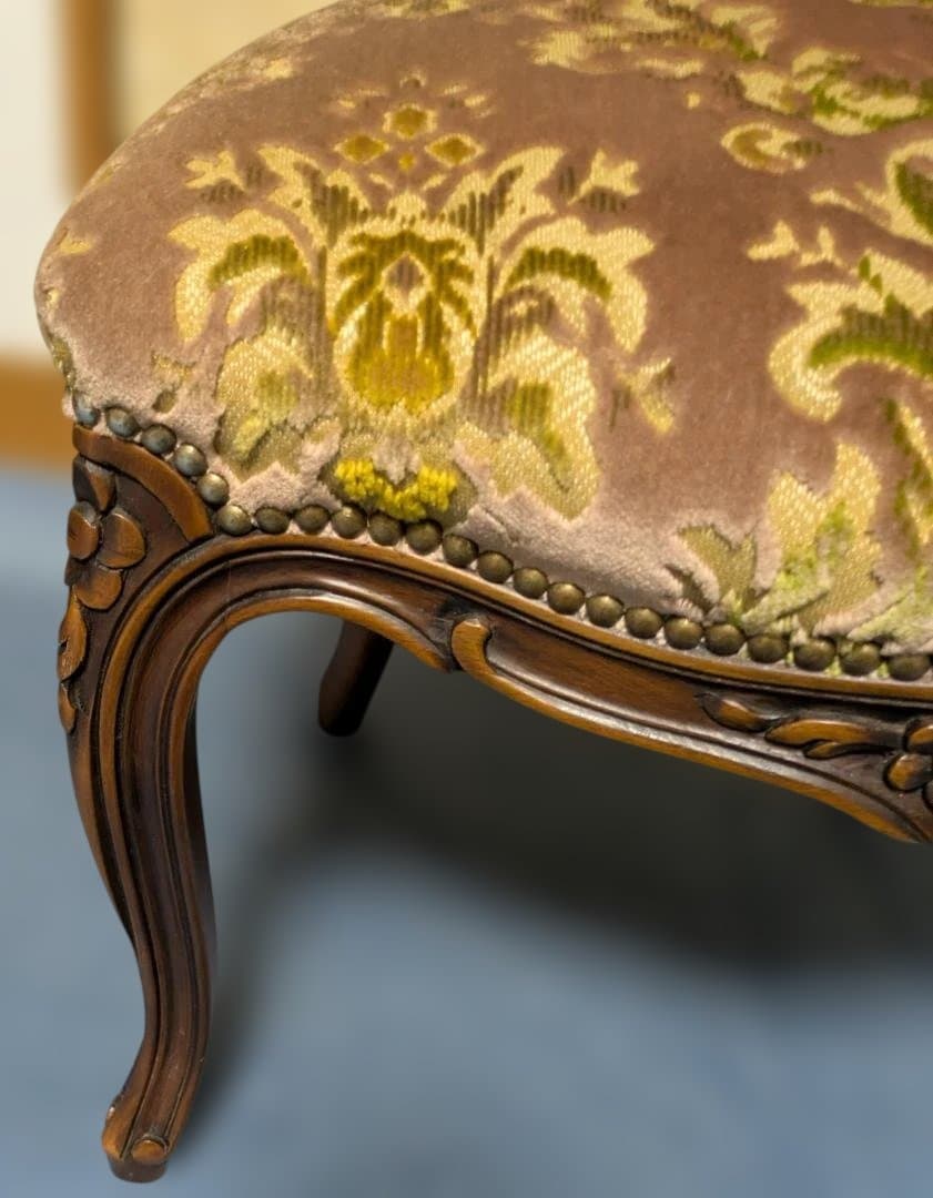 カリモク　ドマーニ　domani　金華山　ルイ15世　鋲打ち　ダイニングチェア③