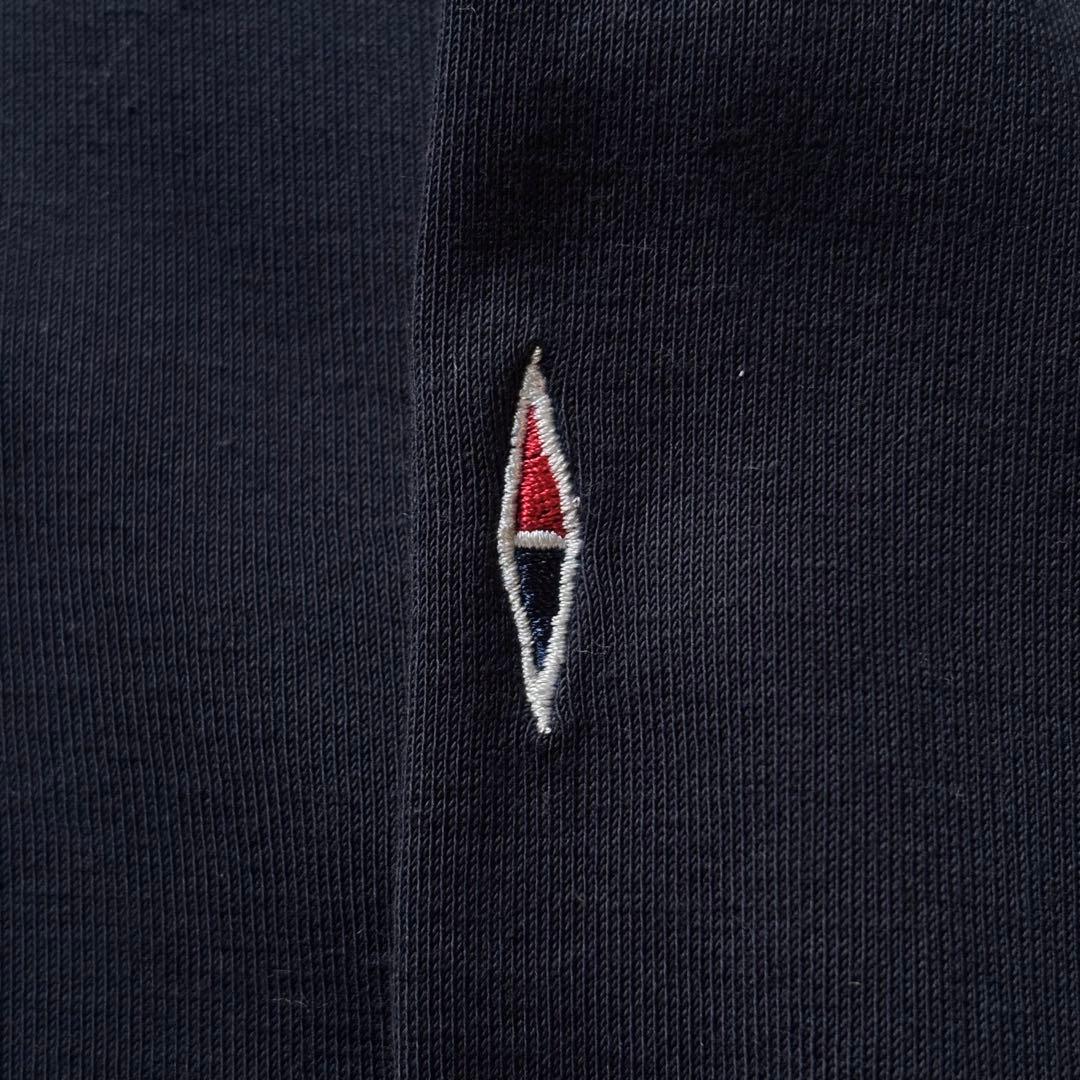 福山屋 福山雅治 Vネックカーディガン 無地 ネイビー 貝ボタン Lサイズ