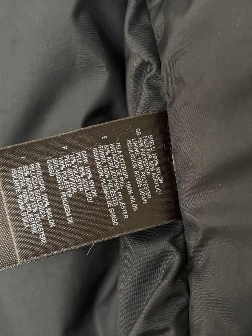 THE NORTH FACE ブラック ロングジャケット