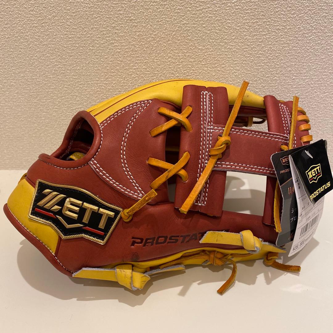 ZETT 内野手用グローブ プロステイタス 右投げ用　今宮モデル