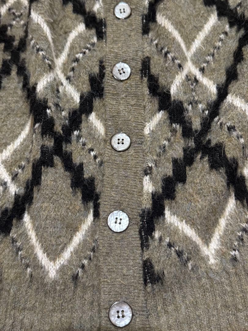 60s アクリル カーディガン puritan サイズ46 ヴィンテージ