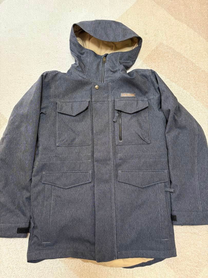 BURTON スノーボードウェア XS ダークグレー