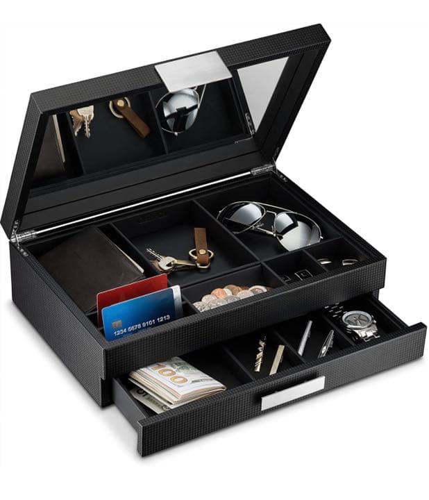 【未使用】本革 アクセサリーケース★ 高級品